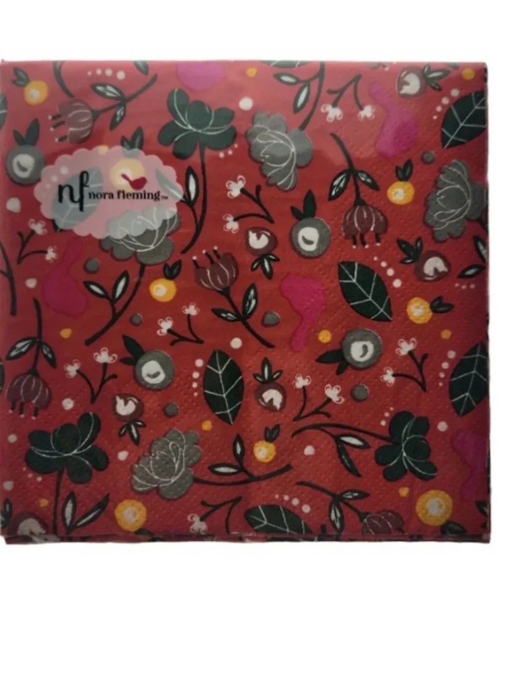 NEW Nora Fleming Cocktail Napkins SET of 6 RETIRED HTF